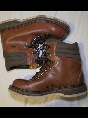 Simms Freestone Leather Wading Boots Sz 12 Men